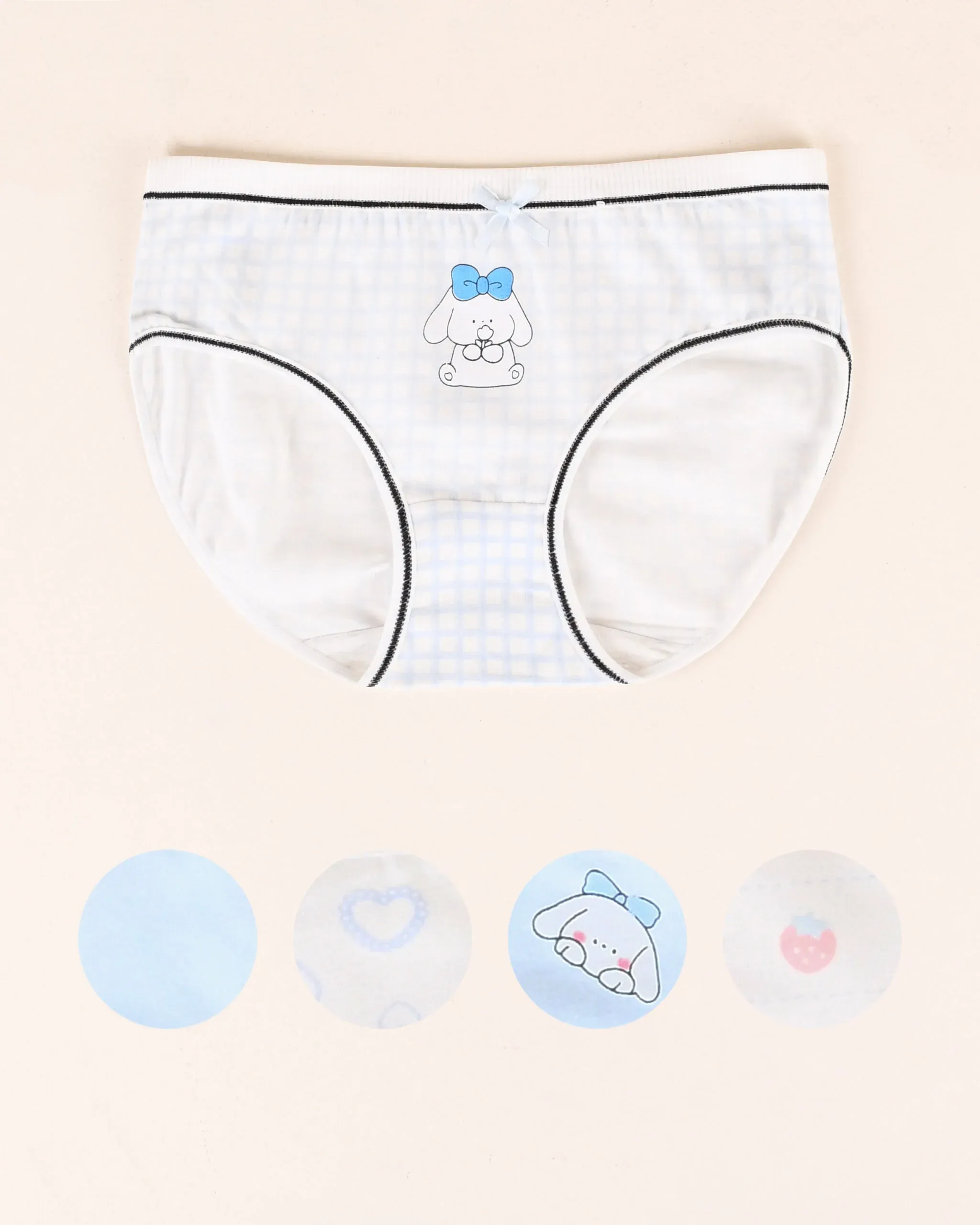 شورت آبی توت فرنگی Oppsi000840 - 1